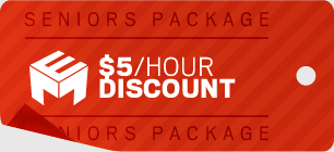 Seniors Package - $5/hour discount