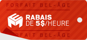 Forfait Bel-Age - Rabais de 5$/heure